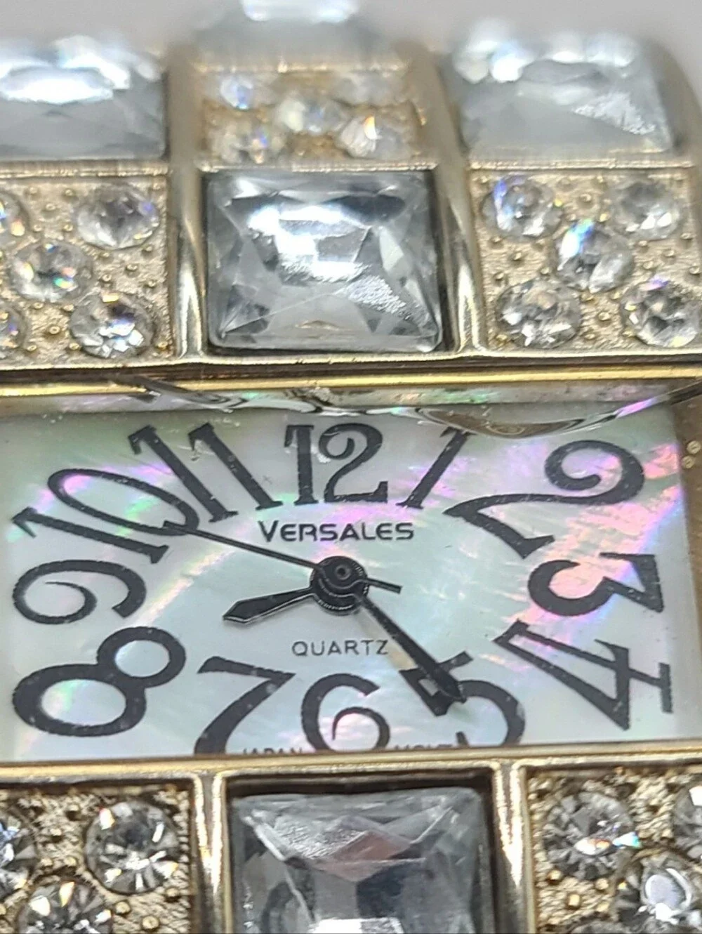 Women's Rhinestone Blingy Cuff Bracelet Watch - Picture 5 of 5